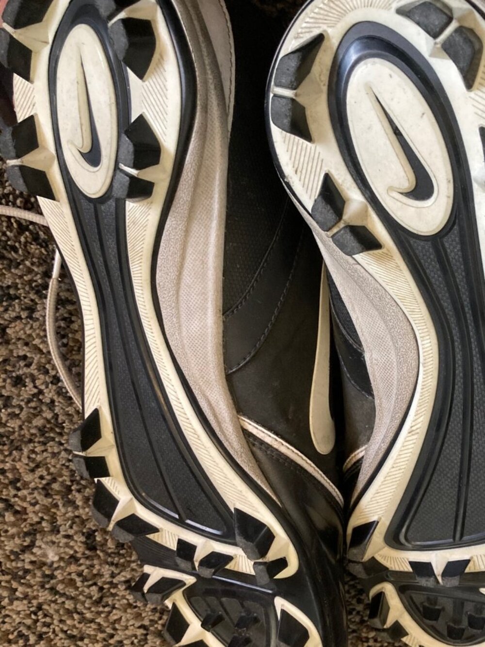Nike Black Football cleats